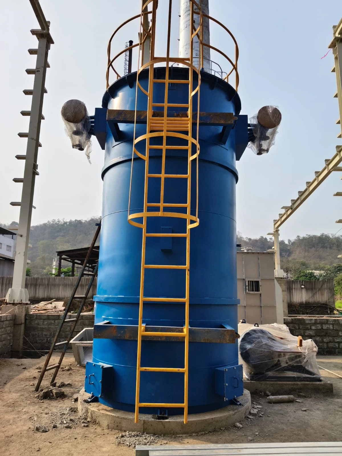 Thermic fluid heater fabricated by Capitals Engineering at Ambernath MIDC workshop